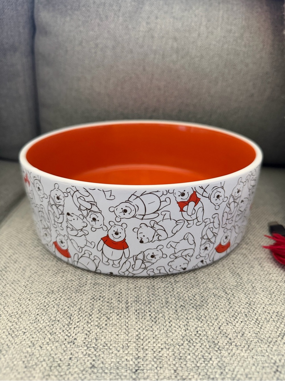 Disney Winnie the Pooh ceramic dog bowl